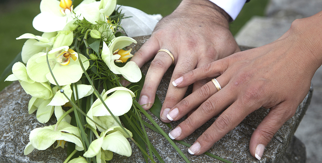 Foto boda de alianzas 